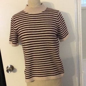 LOFT short sleeved striped sweater!
